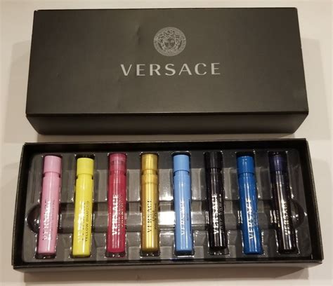 versace perfume in box pics pics|Versace perfume sample set.